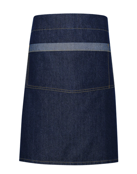 DENIM CONTRAST WAIST APRON