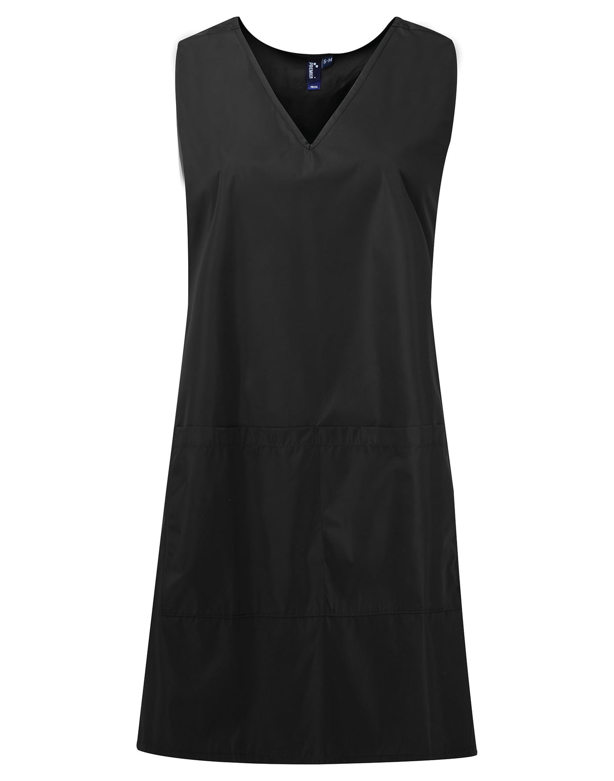 WATERPROOF WRAP AROUND TUNIC - BLACK