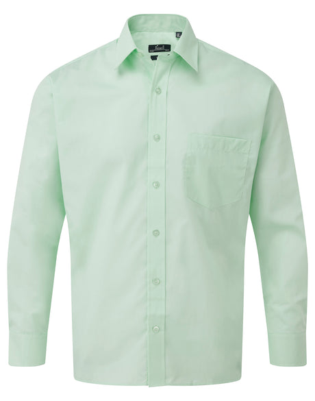 MEN'S POPLIN LONG SLEEVE SHIRT