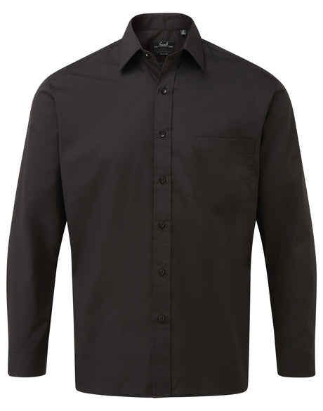 MEN'S POPLIN LONG SLEEVE SHIRT