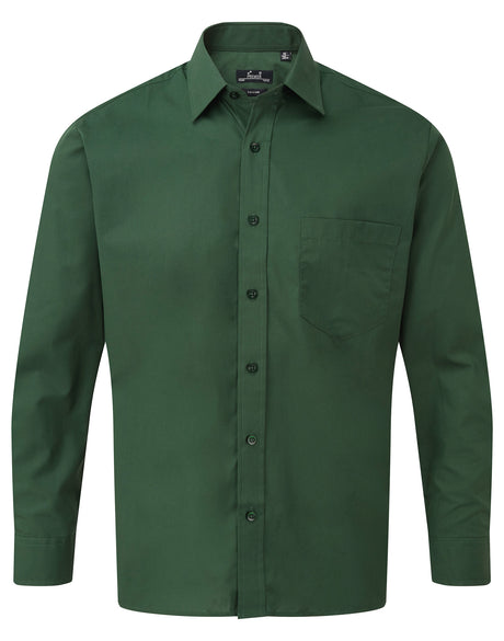 MEN'S POPLIN LONG SLEEVE SHIRT