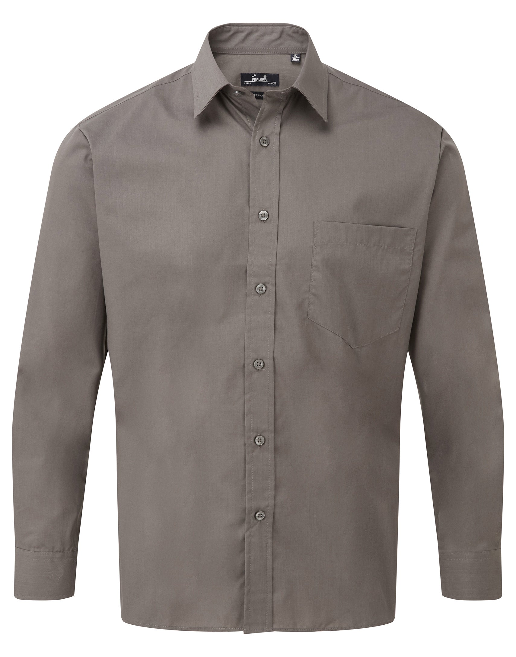 MEN'S POPLIN LONG SLEEVE SHIRT