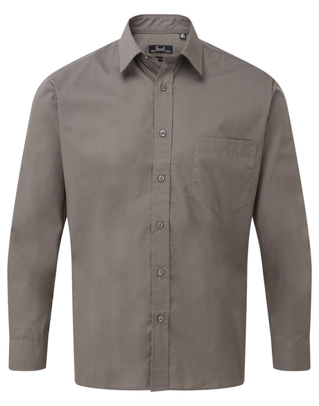 MEN'S POPLIN LONG SLEEVE SHIRT