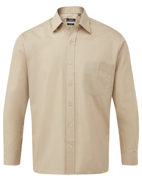 MEN'S POPLIN LONG SLEEVE SHIRT