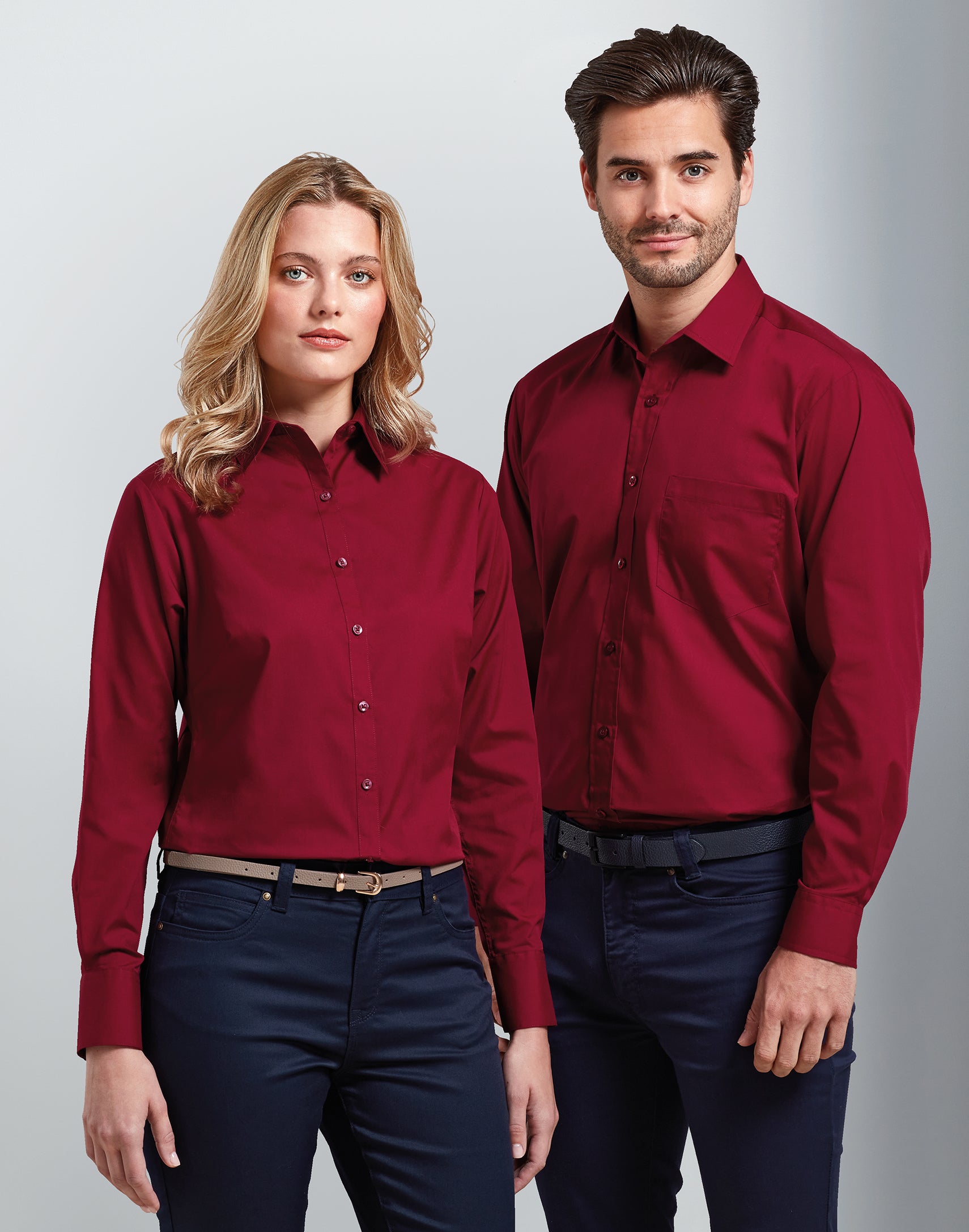 MEN'S POPLIN LONG SLEEVE SHIRT