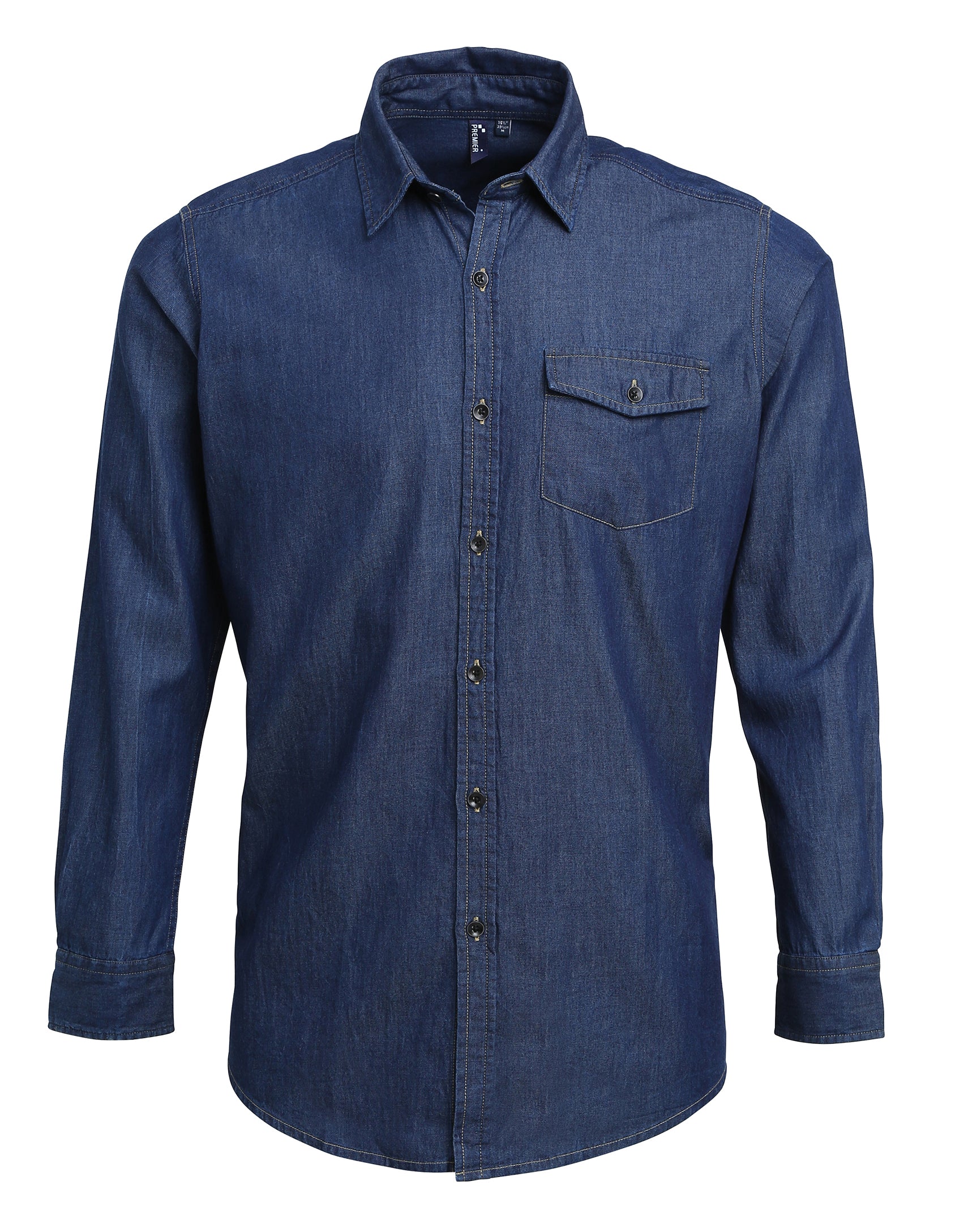 JEANS STITCH DENIM SHIRT