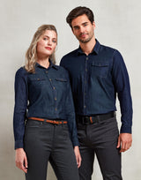 JEANS STITCH DENIM SHIRT