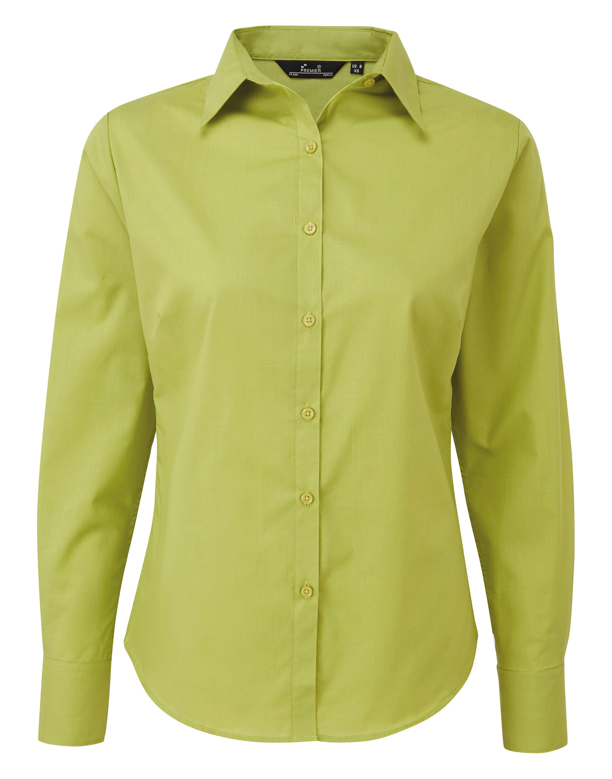 WOMEN'S POPLIN LONG SLEEVE FITTED STYLE SHIRT