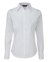 WOMEN'S POPLIN LONG SLEEVE FITTED STYLE SHIRT