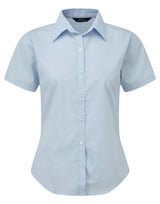 WOMEN'S SHORT SLEEVE FITTED STYLE POPLIN SHIRT