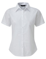 WOMEN'S SHORT SLEEVE FITTED STYLE POPLIN SHIRT