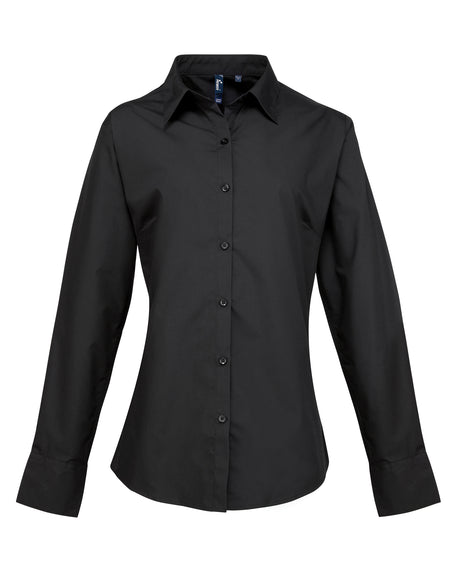 FRONT OF HOUSE LONG SLEEVE FITTED STYLE BLOUSE