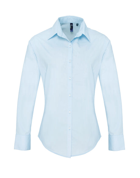 FRONT OF HOUSE LONG SLEEVE FITTED STYLE BLOUSE