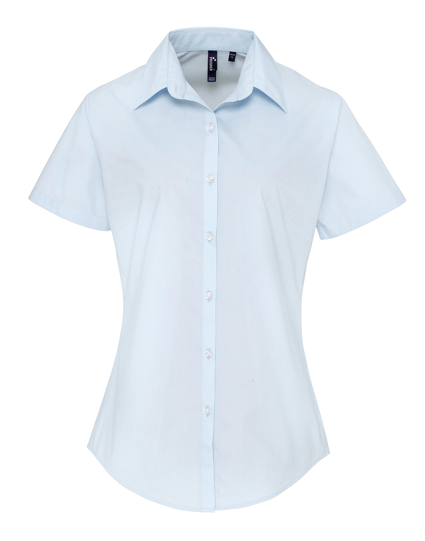 FRONT OF HOUSE SHORT SLEEVE EASY CARE BLOUSE