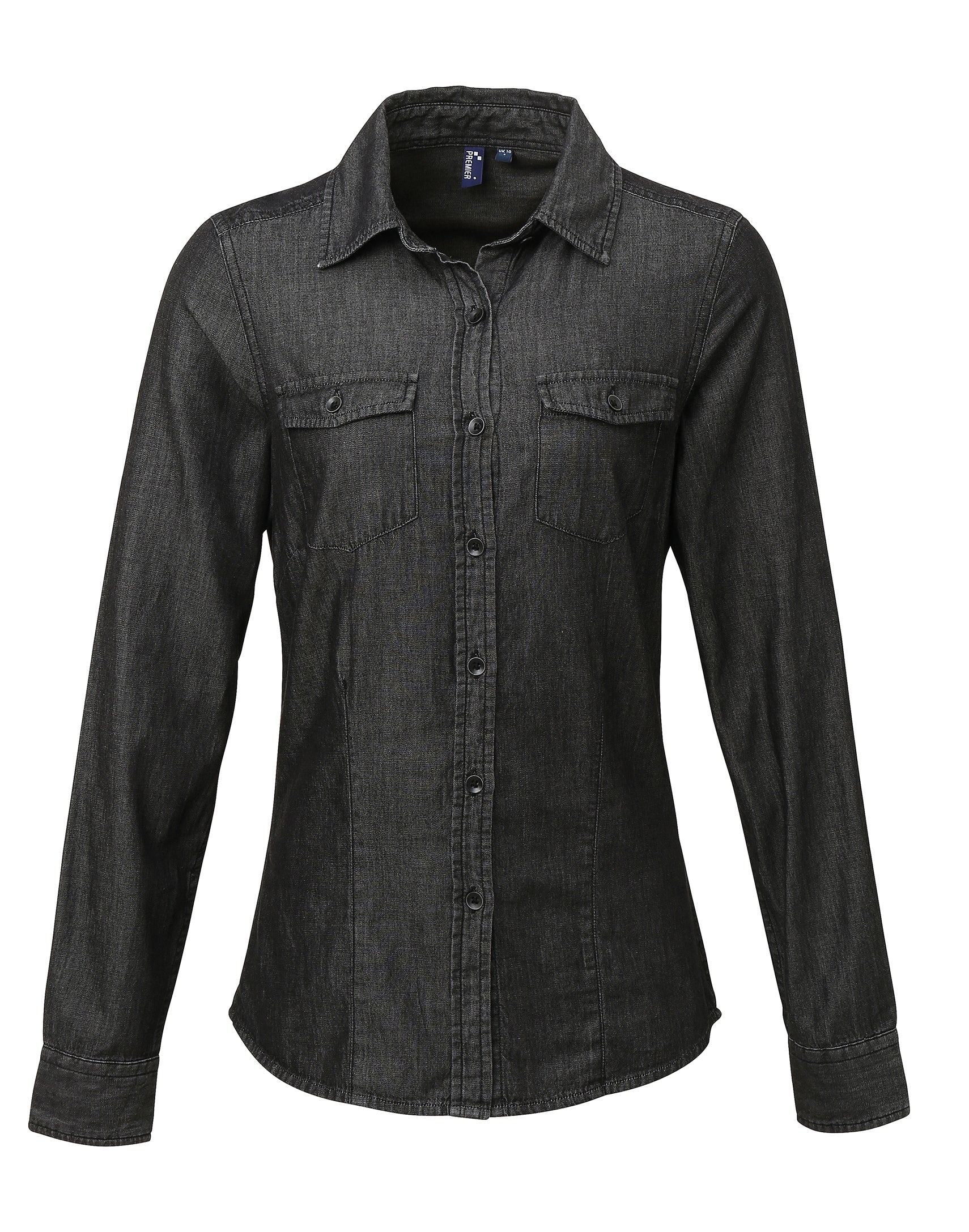 WOMEN'S JEAN STITCH DENIM SHIRT