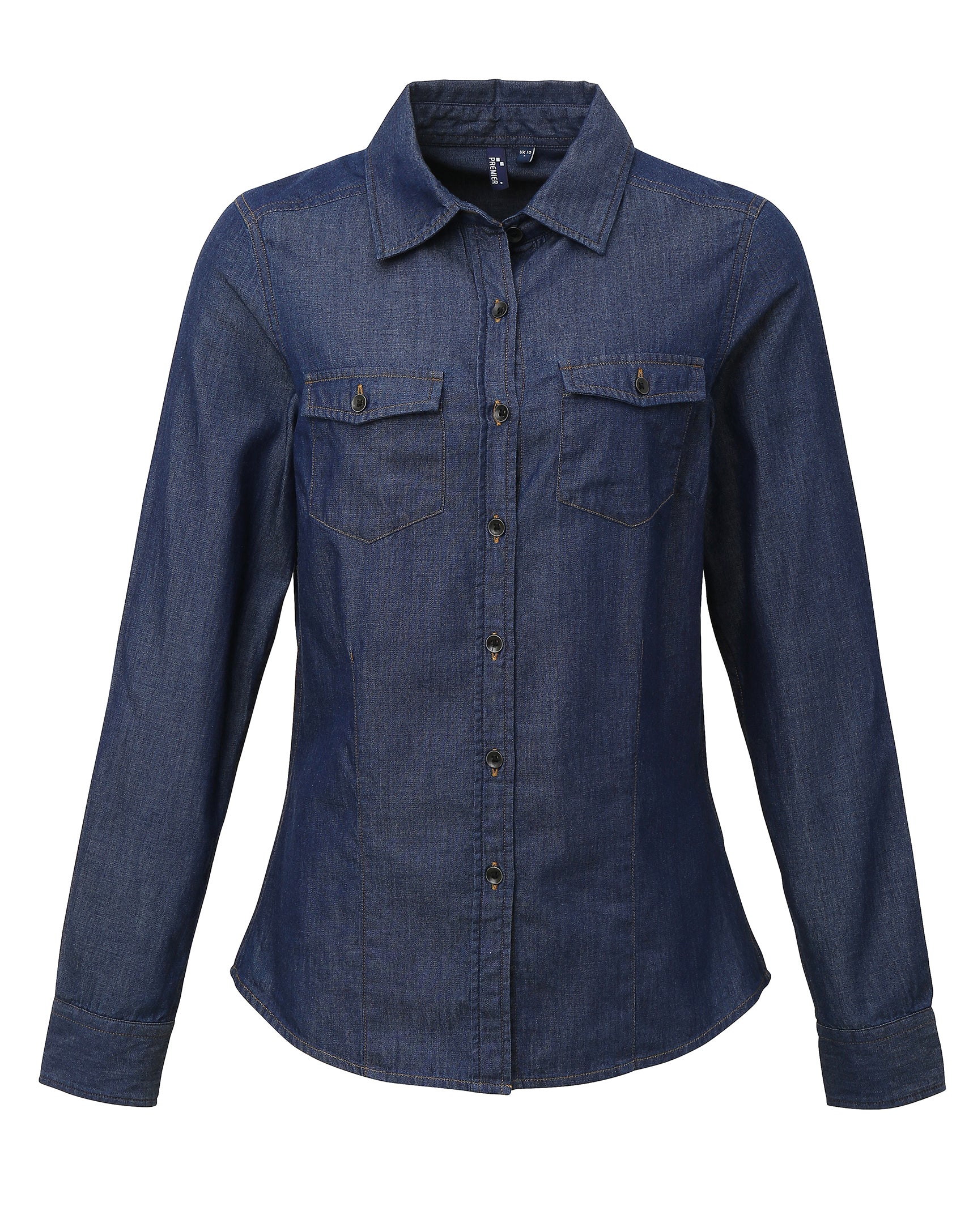WOMEN'S JEAN STITCH DENIM SHIRT