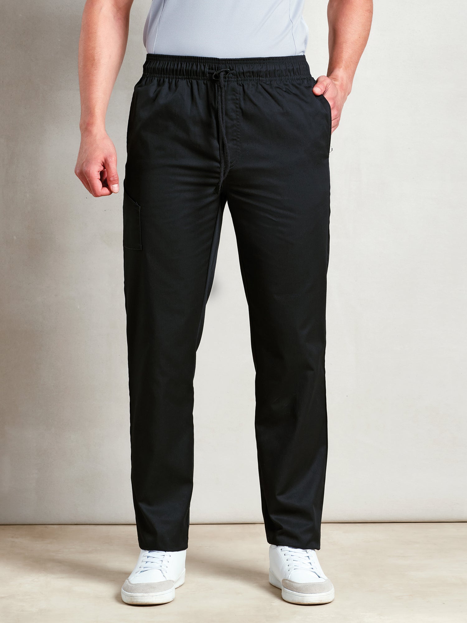 Chef's Slim Leg Black Trousers