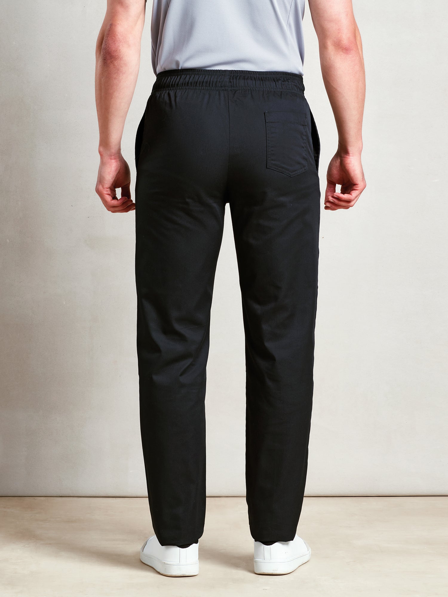 Chef's Slim Leg Black Trousers
