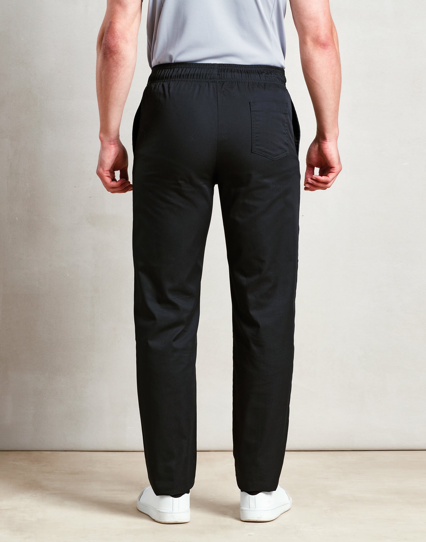 Chef's Slim Leg Black Trousers