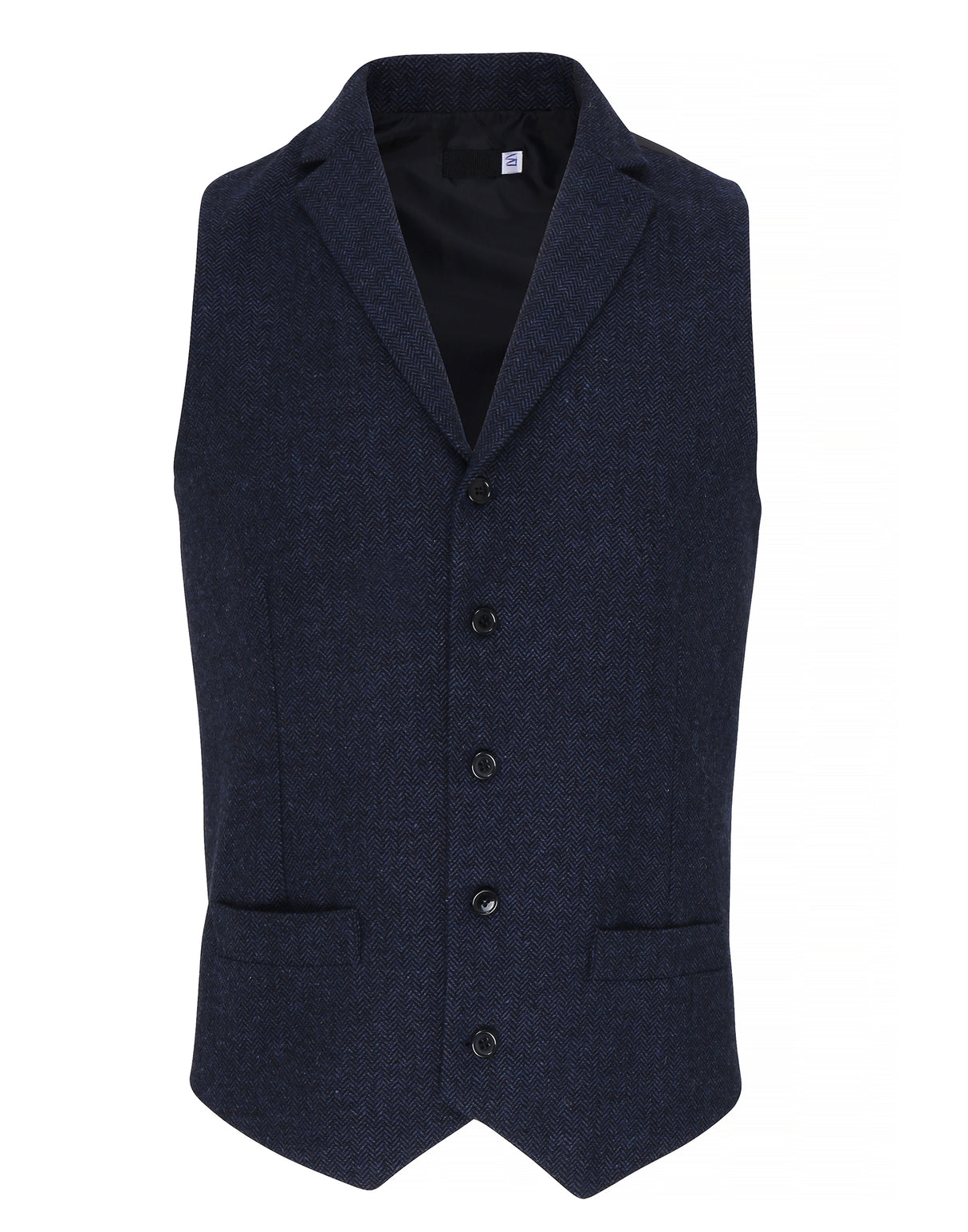 MEN'S HERRINGBONE WAISTCOAT