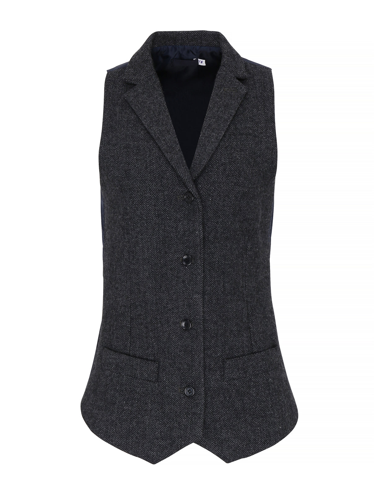 WOMEN'S HERRINGBONE WAISTCOAT