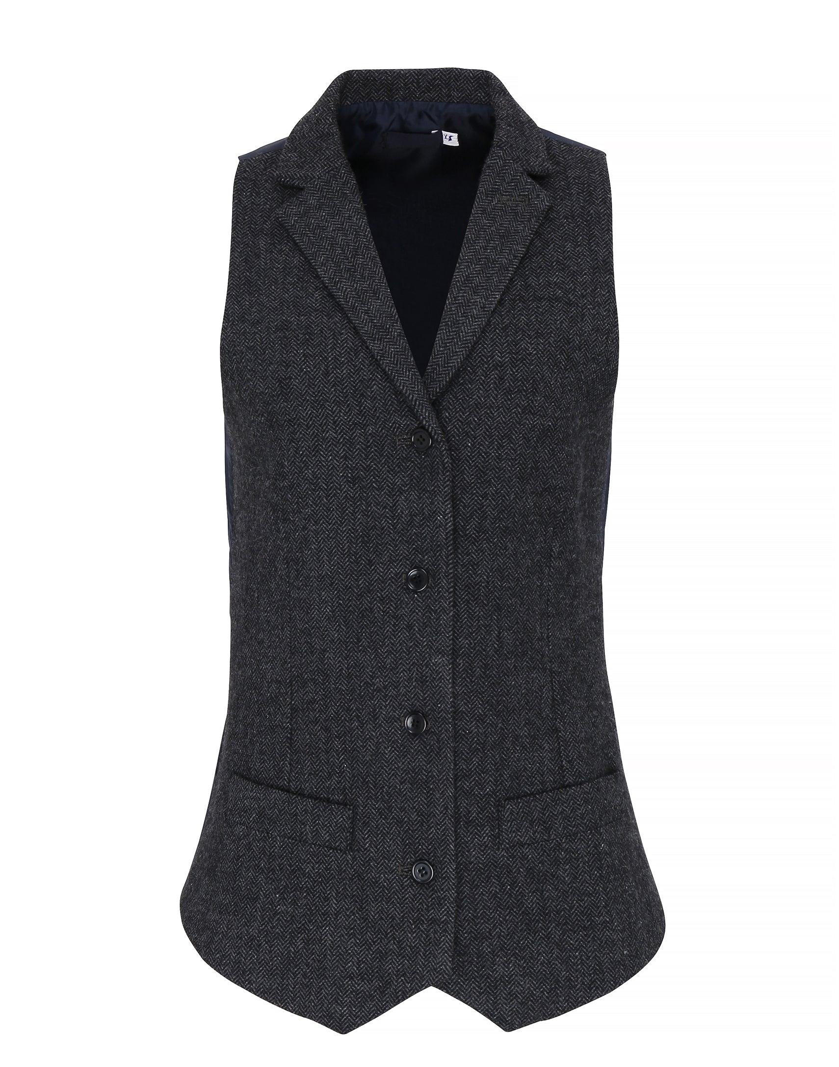 WOMEN'S HERRINGBONE WAISTCOAT