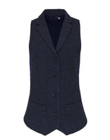 WOMEN'S HERRINGBONE WAISTCOAT