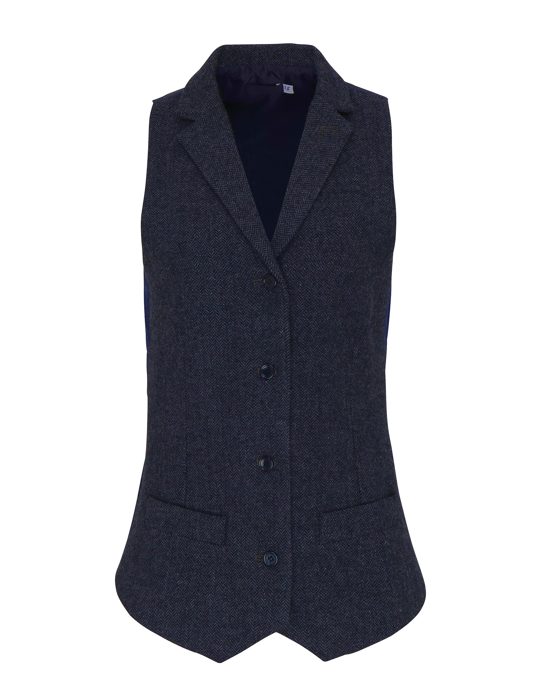 WOMEN'S HERRINGBONE WAISTCOAT