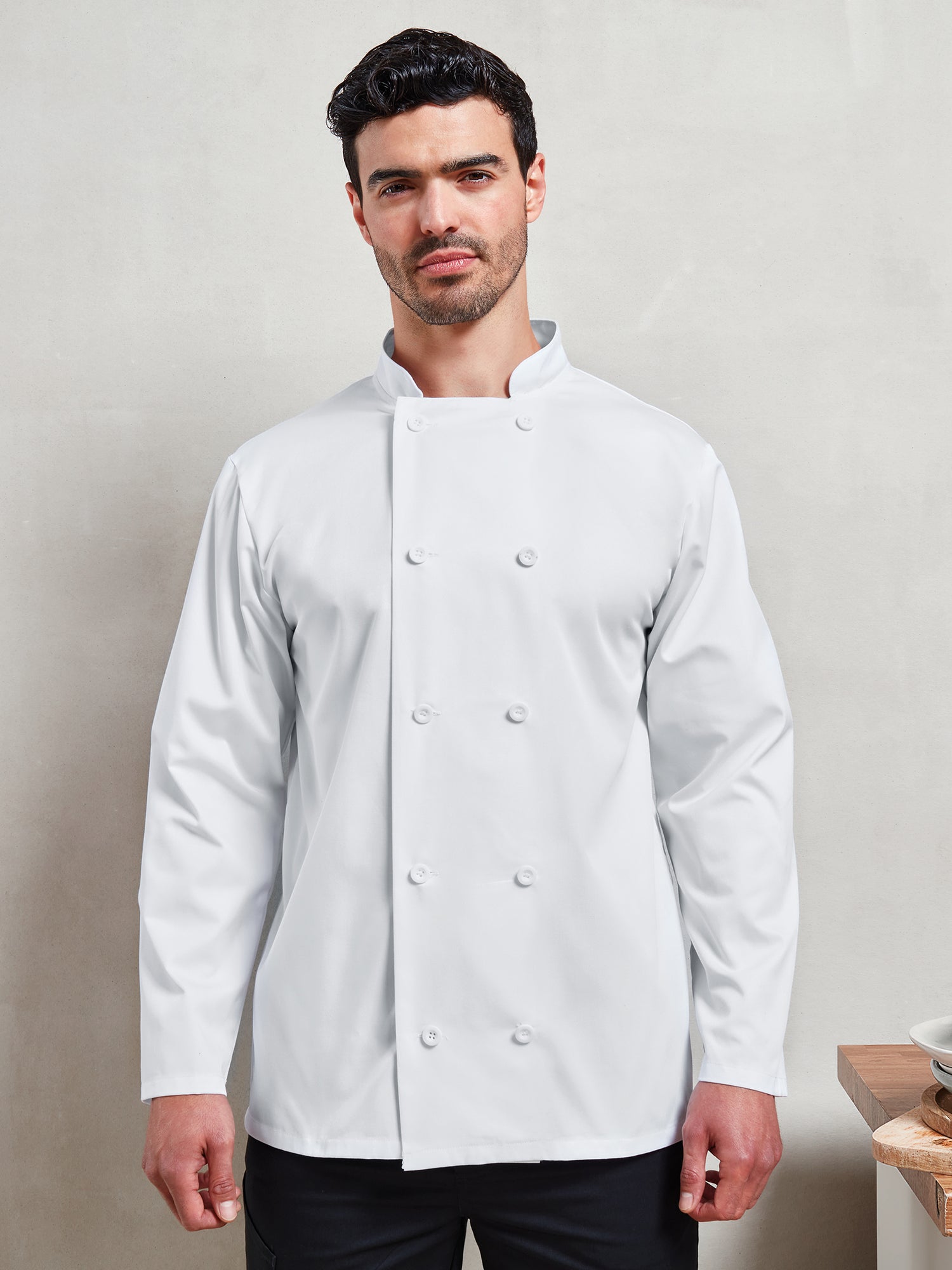 CHEF'S EASYCARE BUTTON FASTEN JACKET