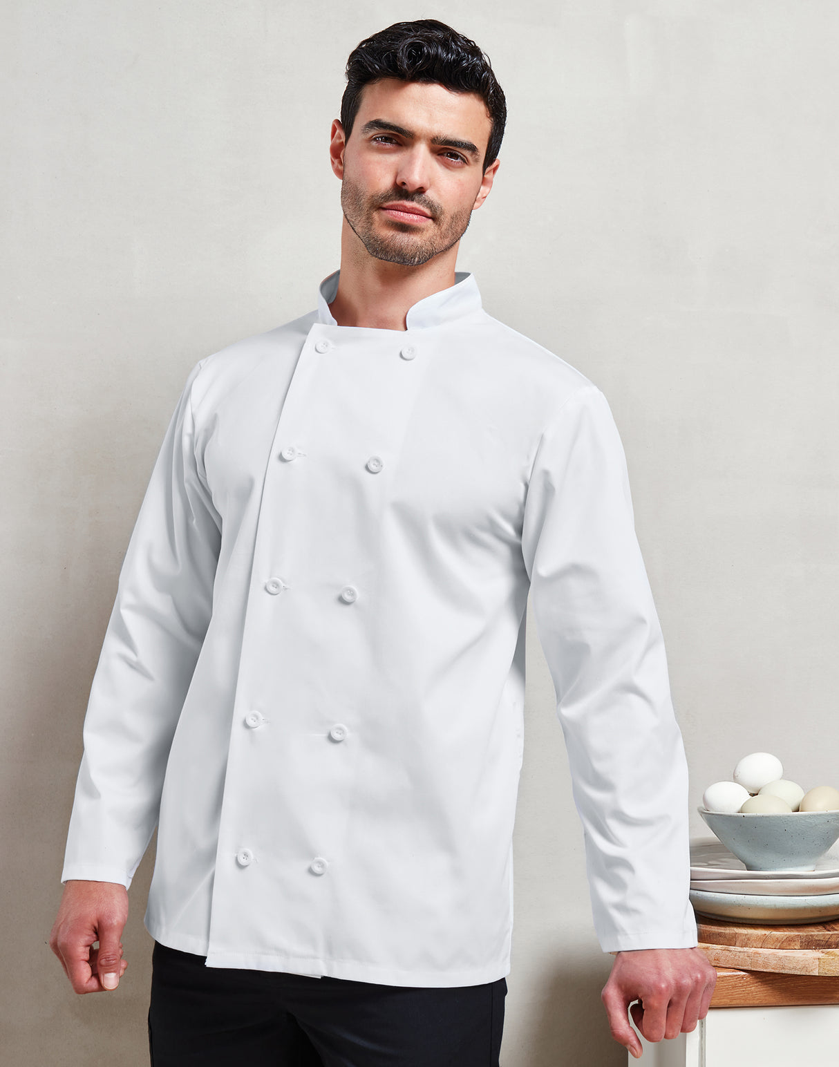 CHEF'S EASYCARE BUTTON FASTEN JACKET
