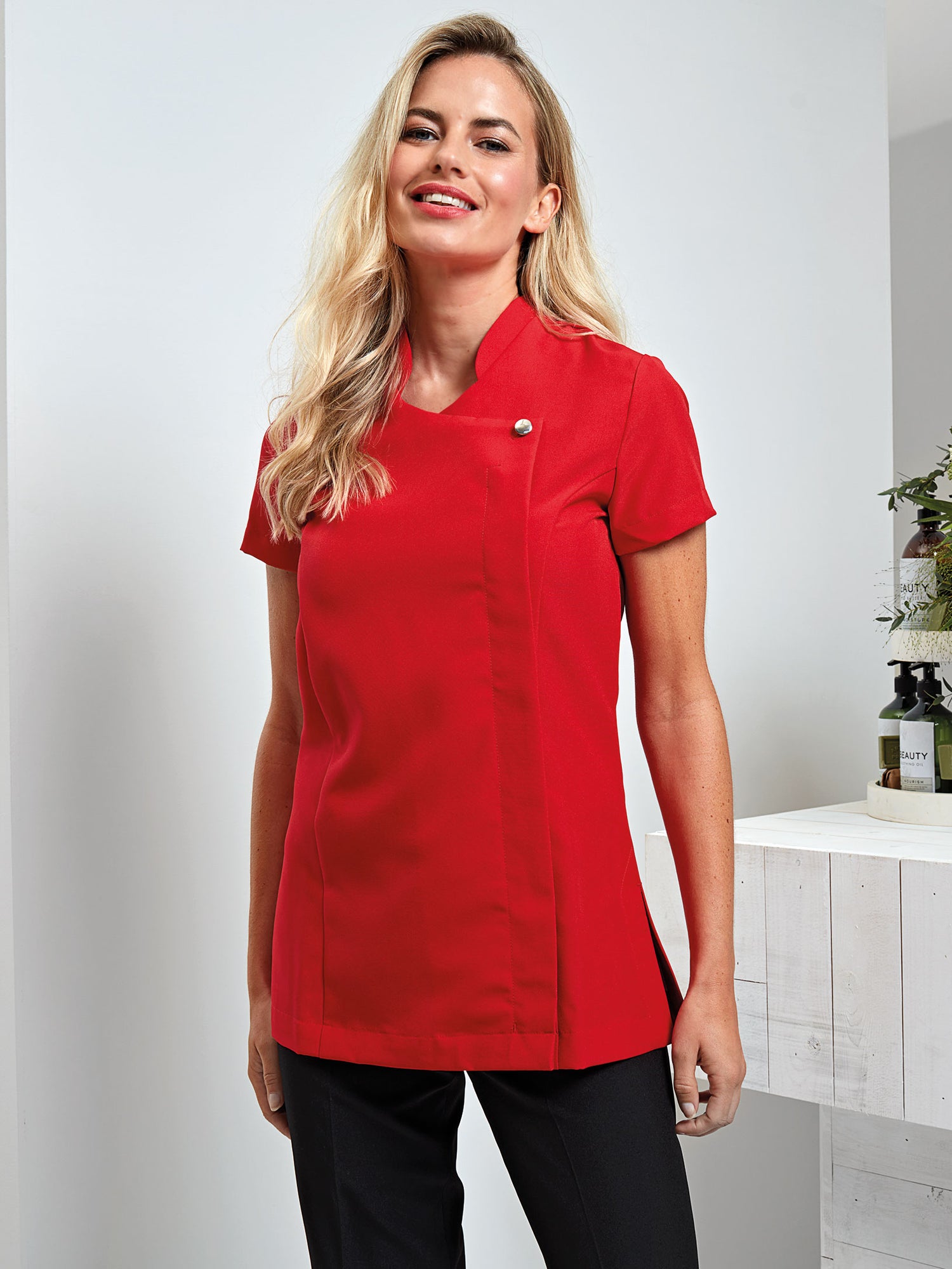 ASYMETRIC BUTTON FASTEN TUNIC