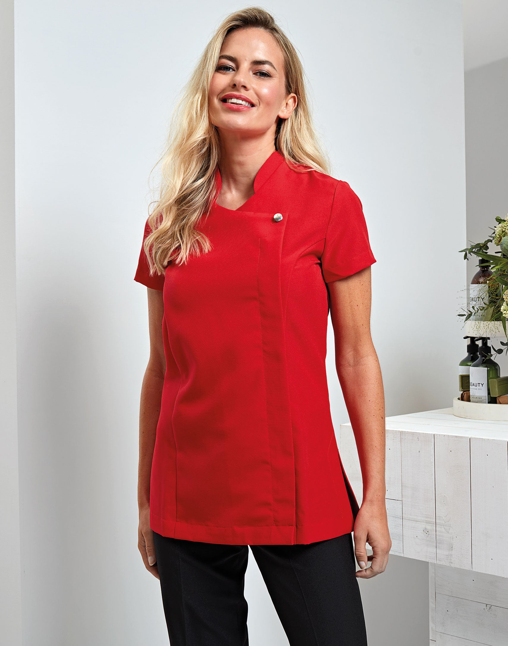 ASYMETRIC BUTTON FASTEN TUNIC