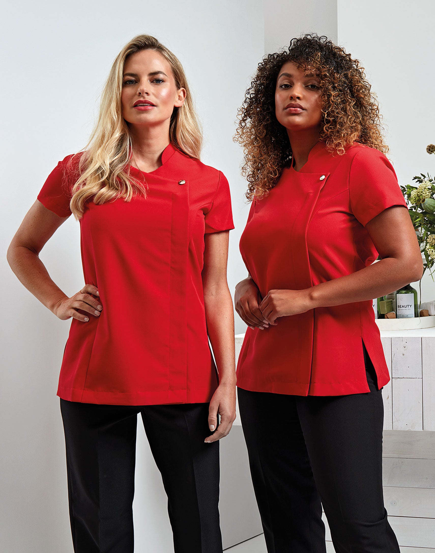 Women's Asymmetrical Button Tunic | Harveys Workwear