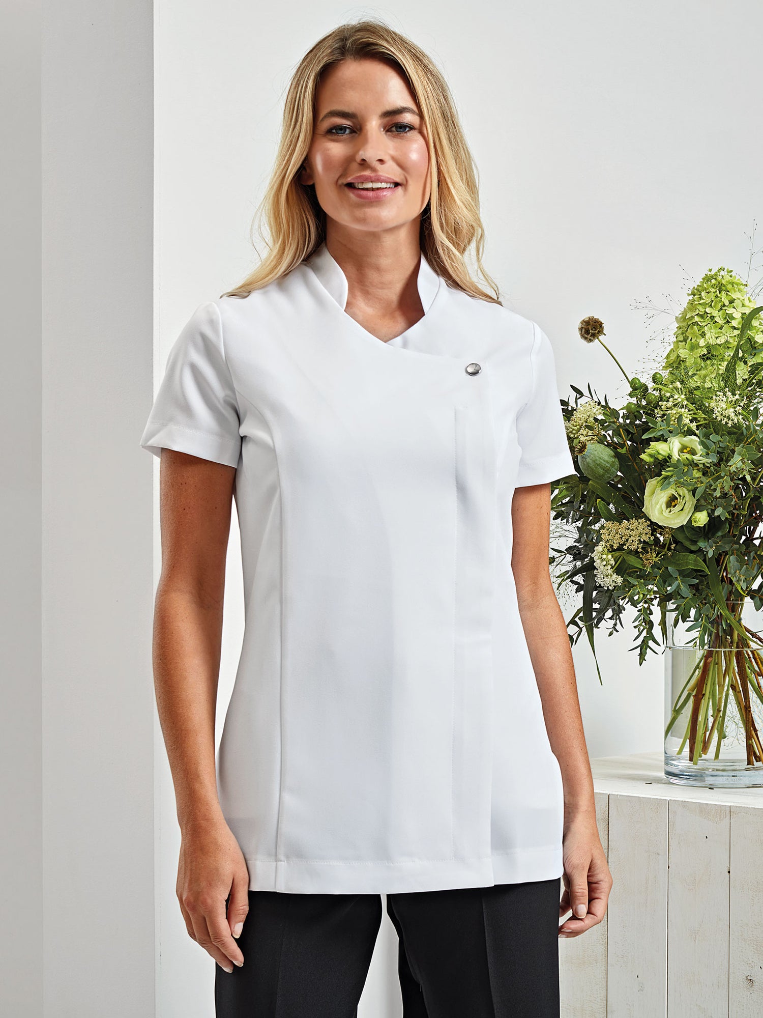 ASYMETRIC BUTTON FASTEN TUNIC