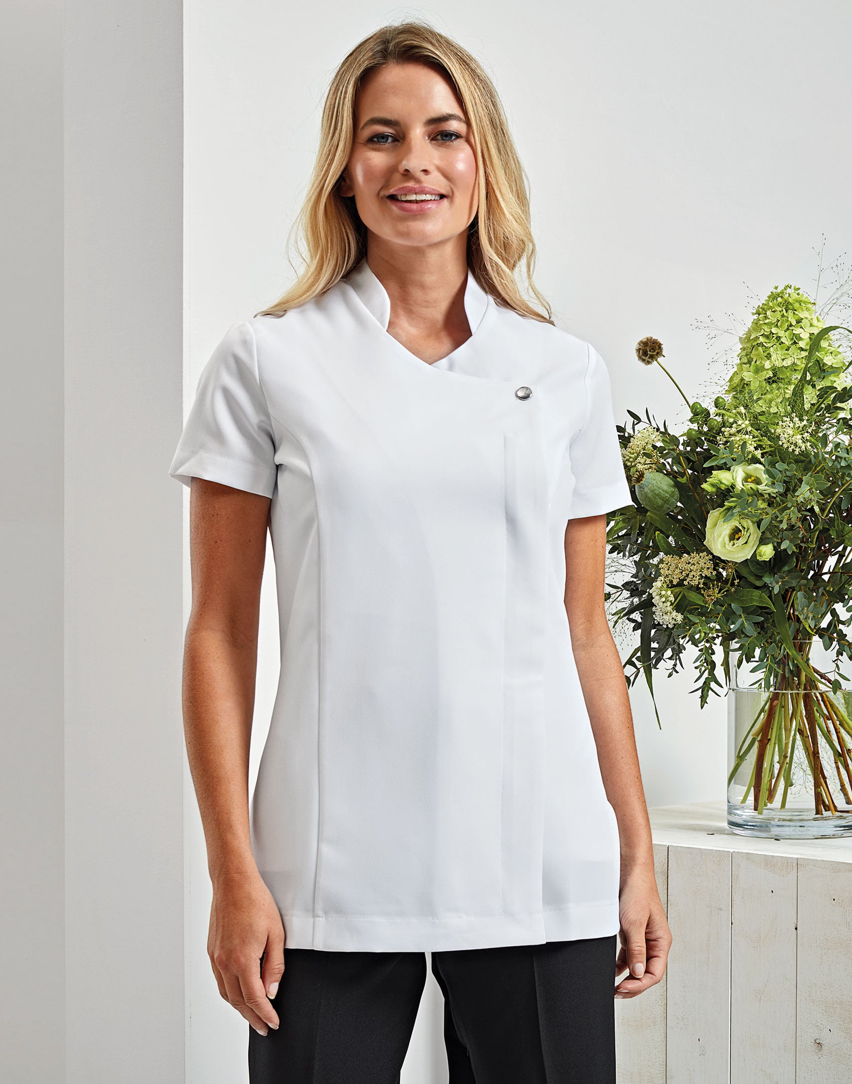 ASYMETRIC BUTTON FASTEN TUNIC