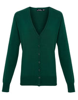 LADIES COTTON RICH KNITTED CARDIGAN