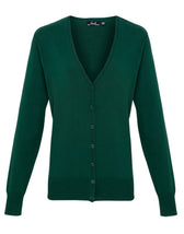LADIES COTTON RICH KNITTED CARDIGAN