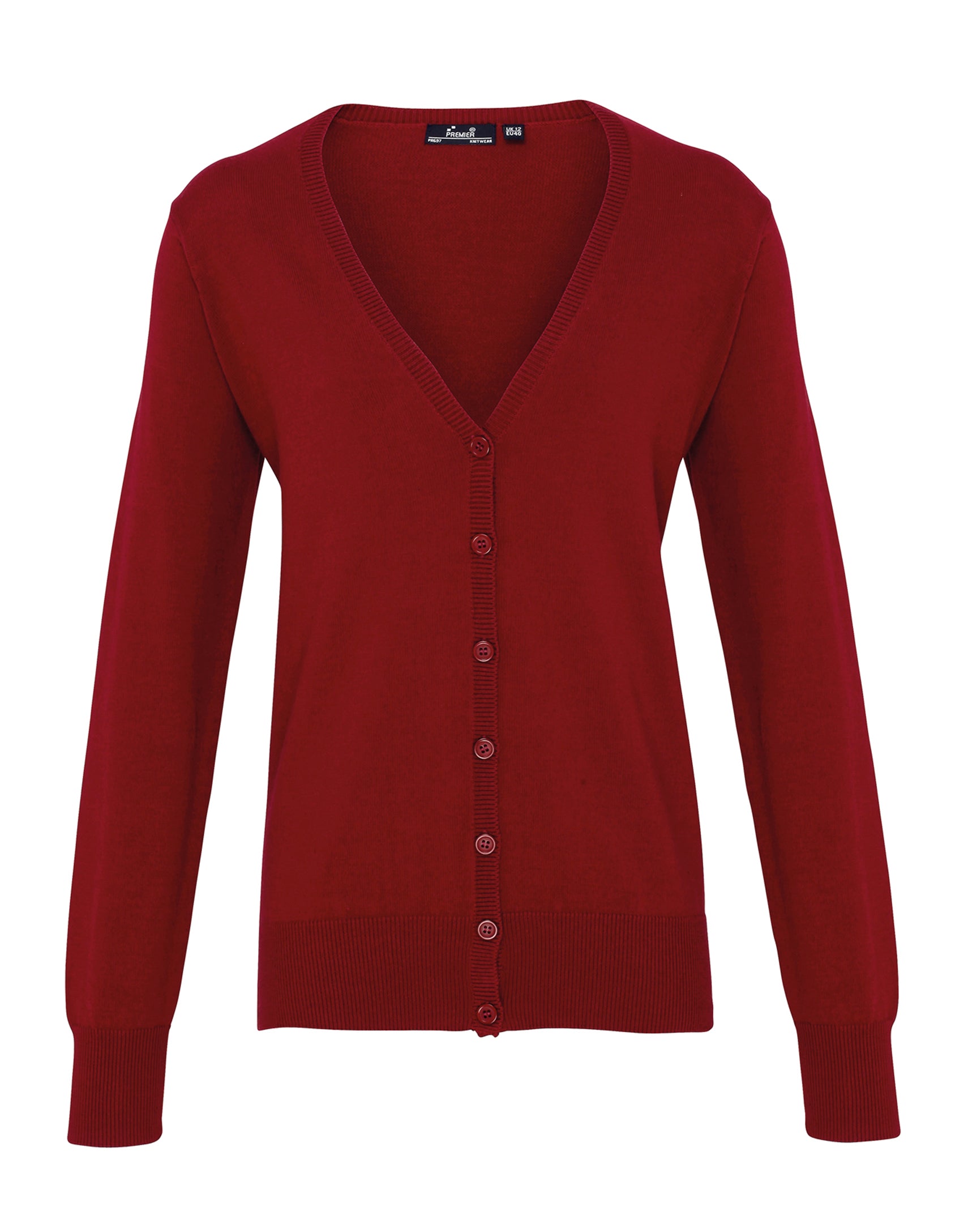 LADIES COTTON RICH KNITTED CARDIGAN