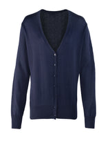 LADIES COTTON RICH KNITTED CARDIGAN