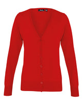 LADIES COTTON RICH KNITTED CARDIGAN