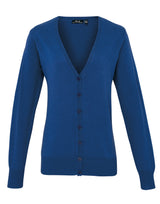 LADIES COTTON RICH KNITTED CARDIGAN