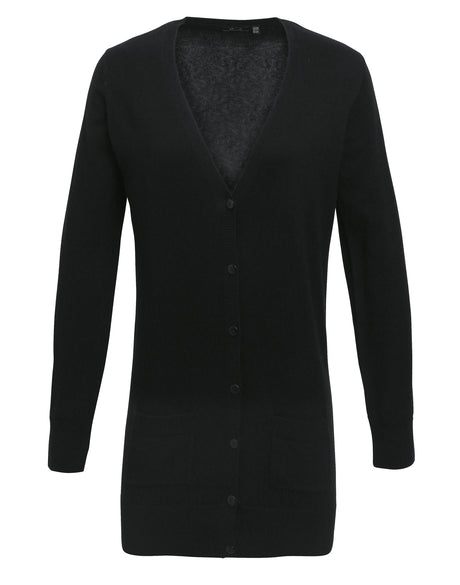 LONGLINE KNITTED CARDIGAN