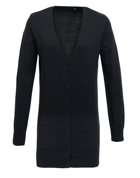 LONGLINE KNITTED CARDIGAN