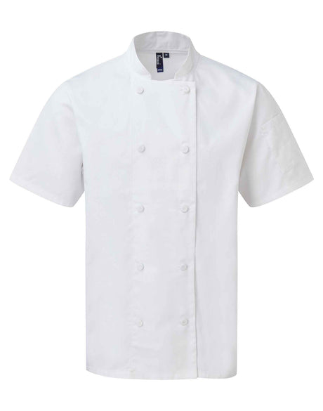 SHORT SLEEVE COOLCHECKER CHEF JACKET