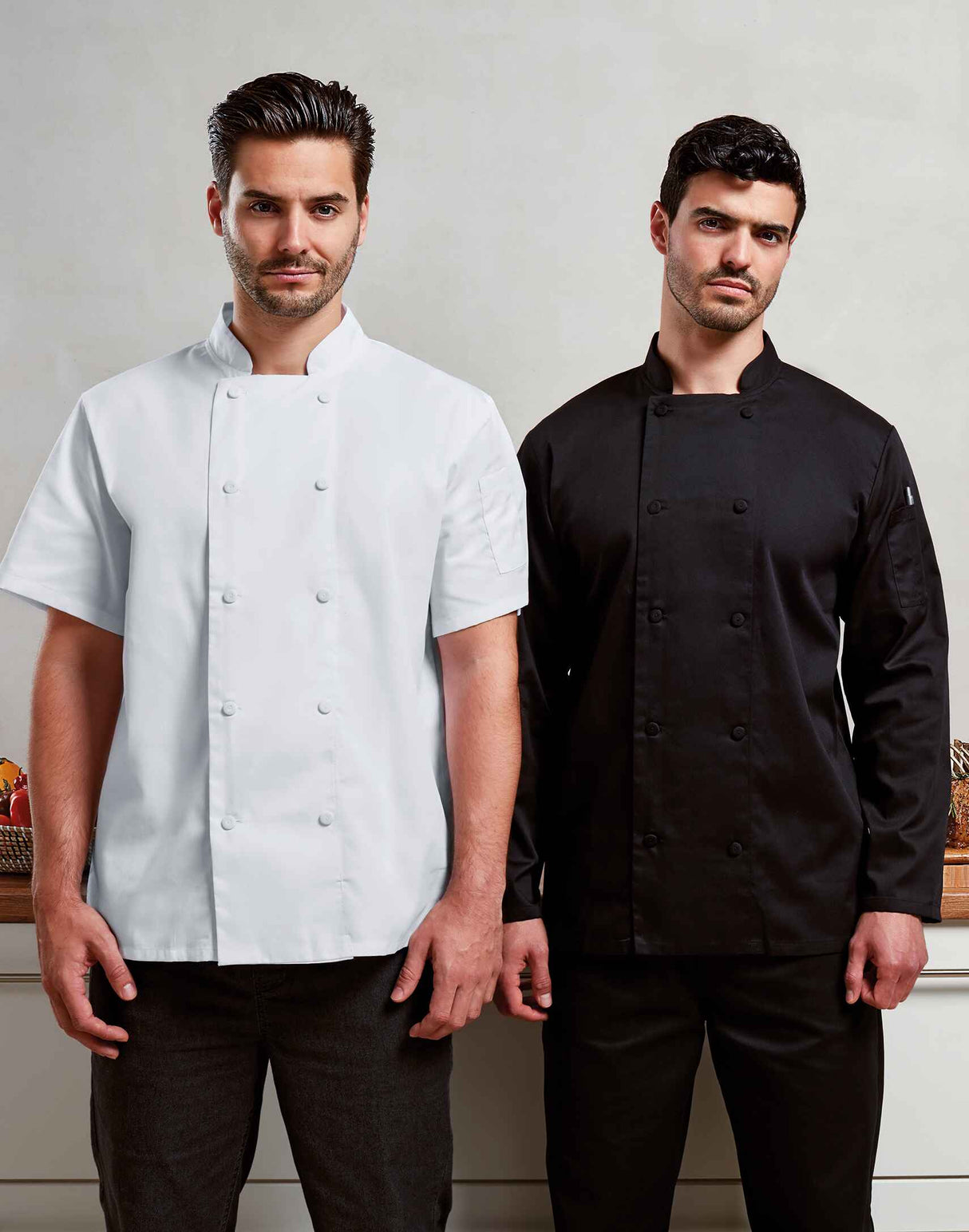 SHORT SLEEVE COOLCHECKER CHEF JACKET