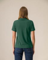 WOMEN'S 100% ORGANIC COTTON POLO SHIRT