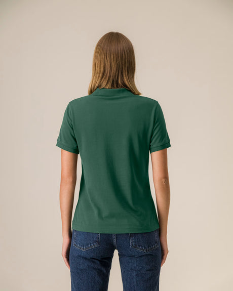 WOMEN'S 100% ORGANIC COTTON POLO SHIRT