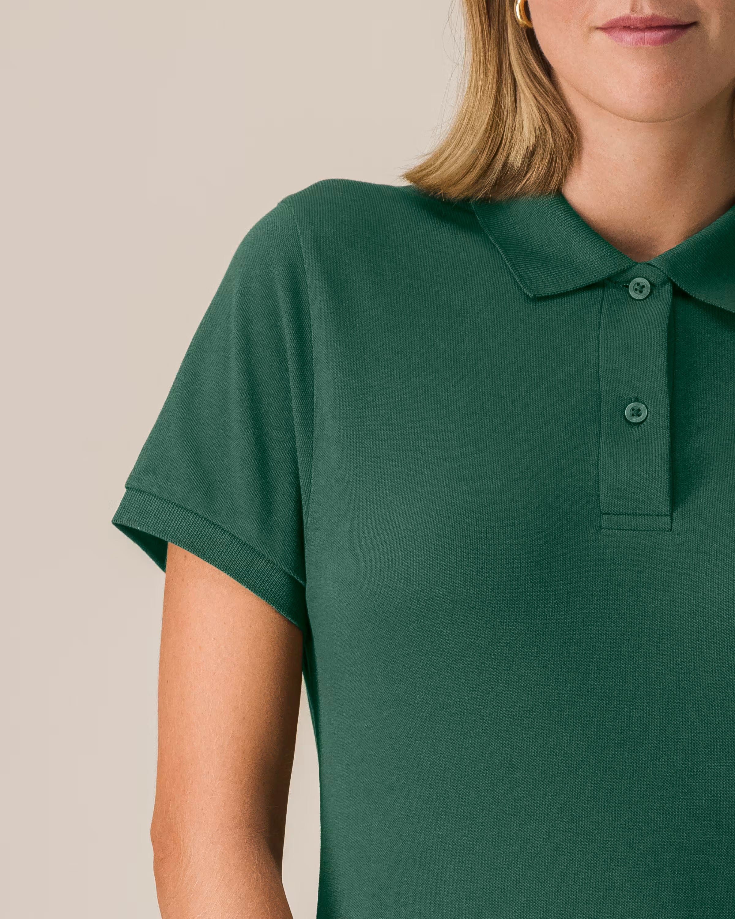 WOMEN'S 100% ORGANIC COTTON POLO SHIRT