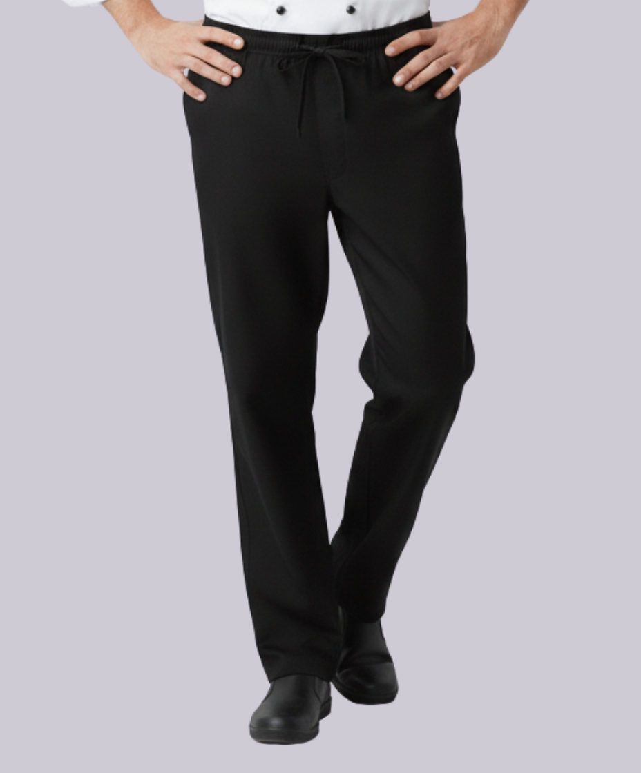 CHEF'S TROUSERS: UNISEX PLAIN BLACK