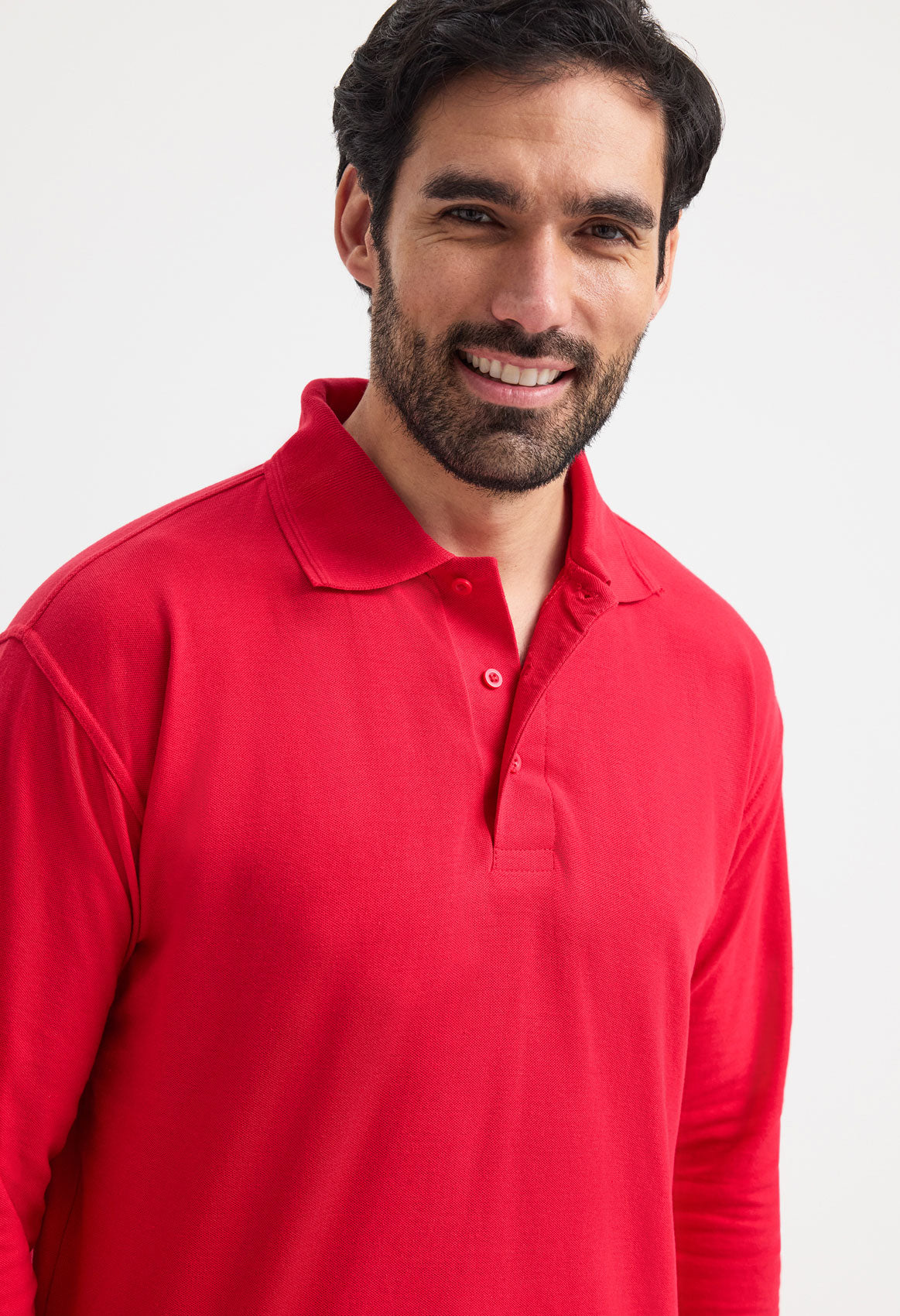 LONG SLEEVE UNISEX POLO SHIRT